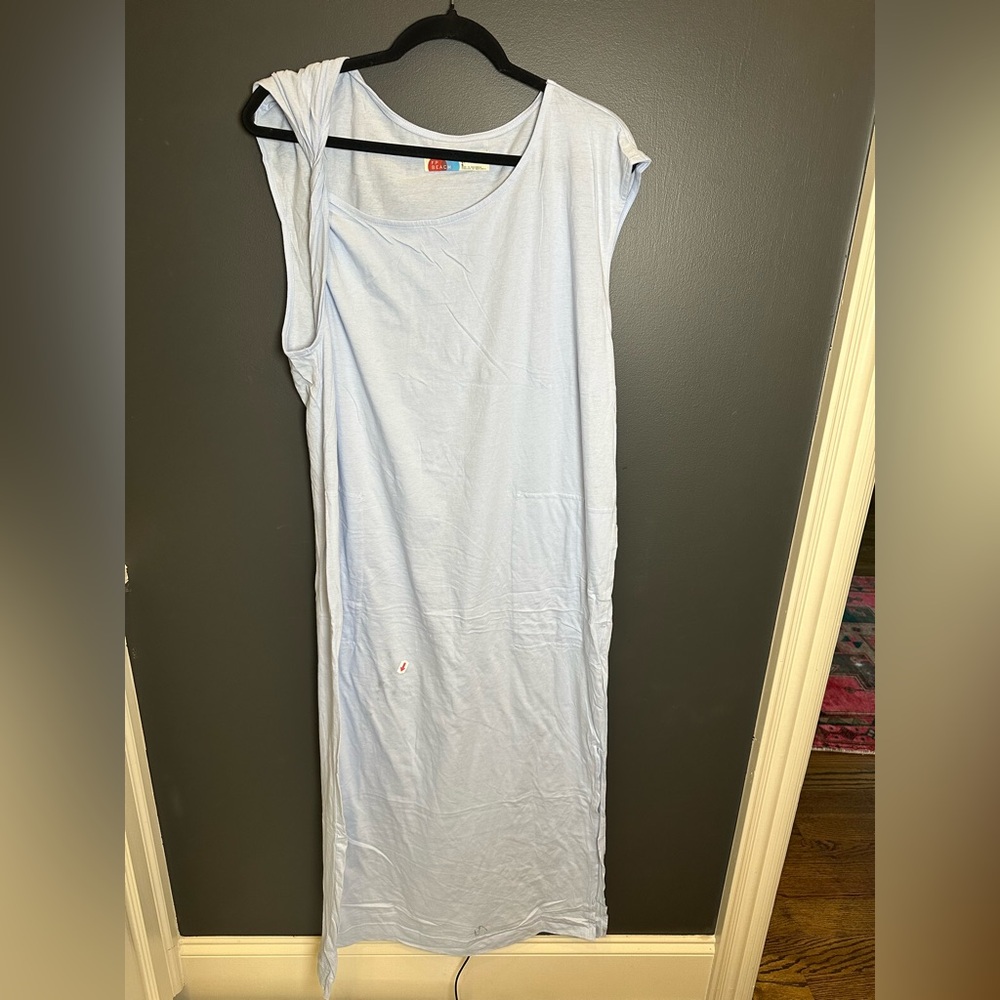 Free People | FP Beach Drew Midi | Light Blue | Twisted Sleeve | NWOT | CALL OUT